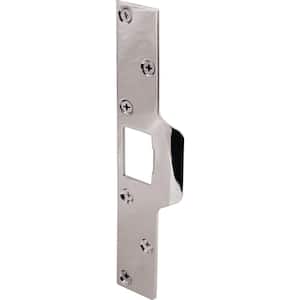 7-7/8 in. Chrome-Plated Steel Maximum Security Latch Strike with 3 in. Long Screws