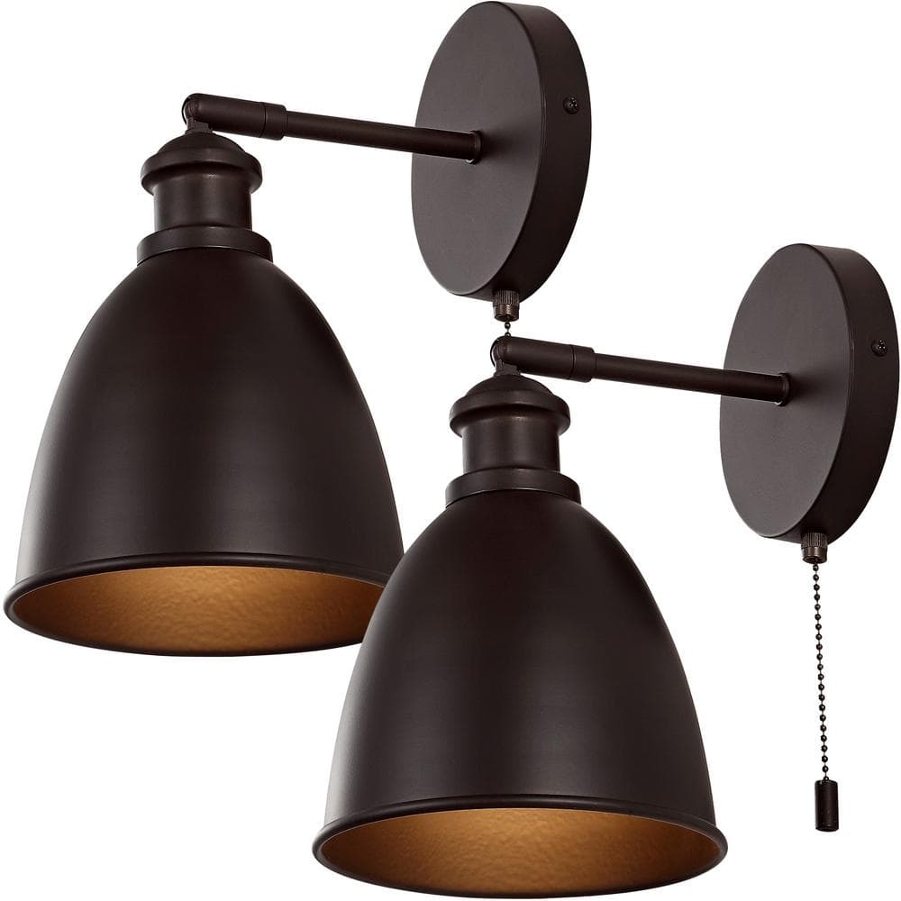 Hudson Oil Rubbed Bronze 6.5" Dimmable LED Wall Sconce