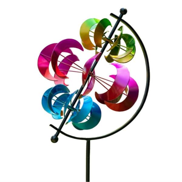 Large Metal Wind Spinner for Garden and Yard