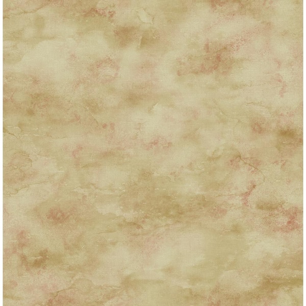 Seabrook Designs Roxen Faux Texture Bisque and Gold Paper Strippable Roll (Covers 56.05 sq. ft.)