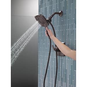 In2ition Two-in-One 4-Spray 6 in. Dual Wall Mount Fixed and Handheld Shower Head in Venetian Bronze