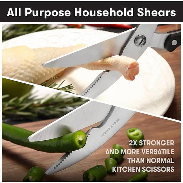 Aoibox 15-Piece Stainless Steel Chef Knife Set Kitchen Knife Set