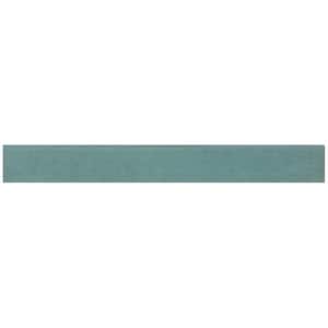 Forge Emerald Green 2.83 in. x 23.62 in. Matte Porcelain Floor and Wall Bullnose Tile Trim