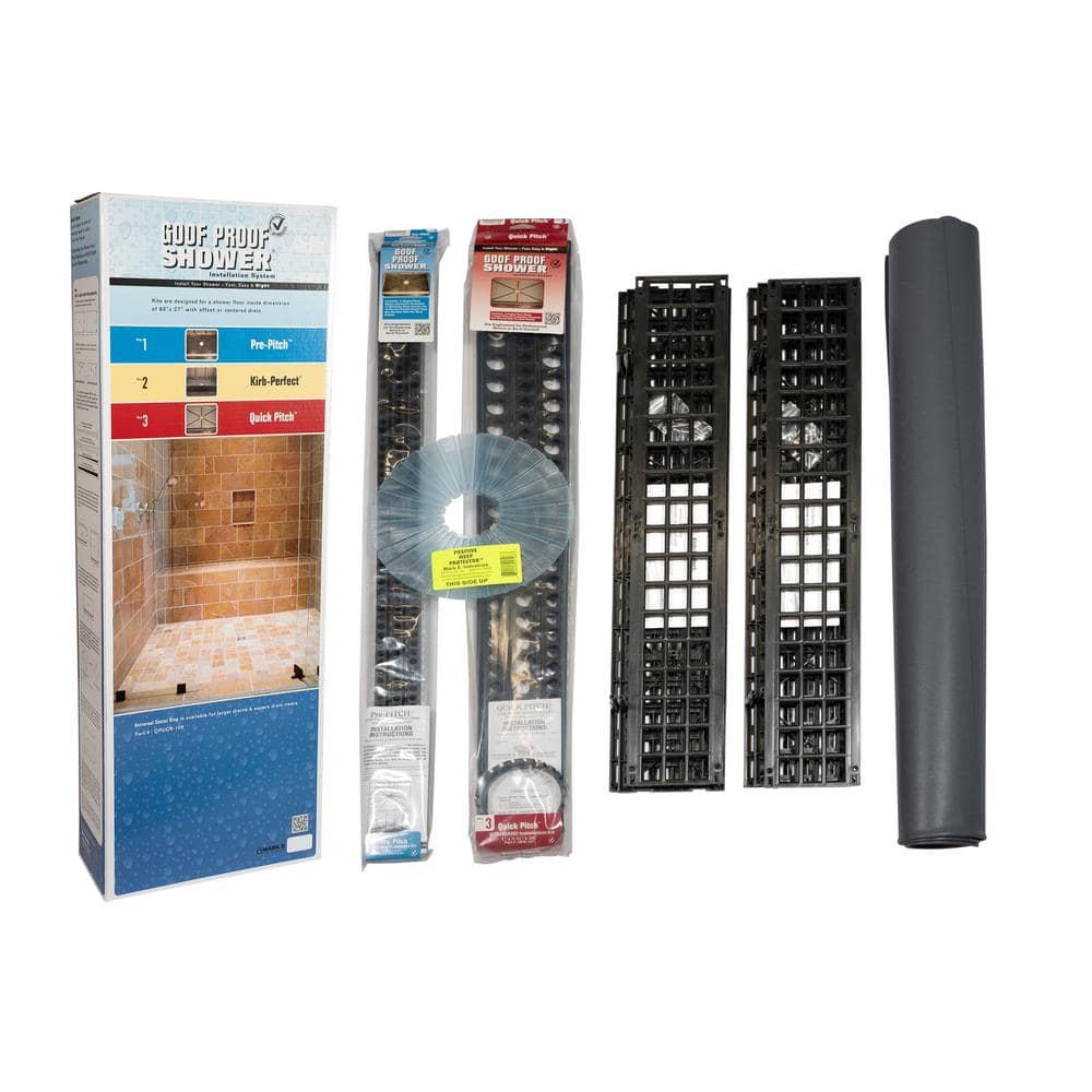 Goof Proof Shower Standard Shower Kit (7Pieces) SSK501 The Home Depot