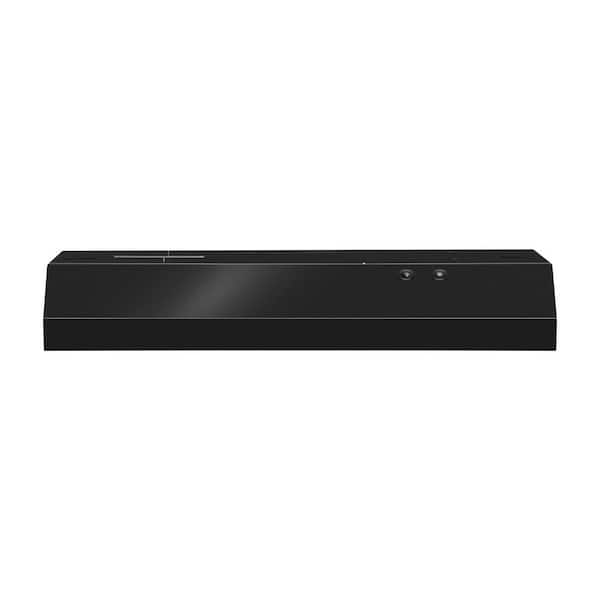 Whirlpool 30 in. Under Cabinet Range Hood with LED Light in Black