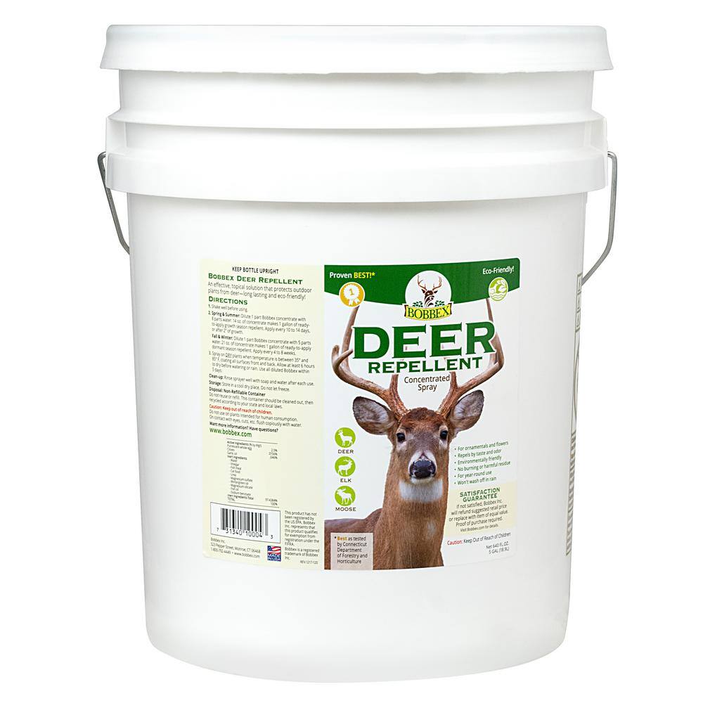 Bobbex 5 Gal Deer Repellent Concentrated Spray B550115 The Home Depot