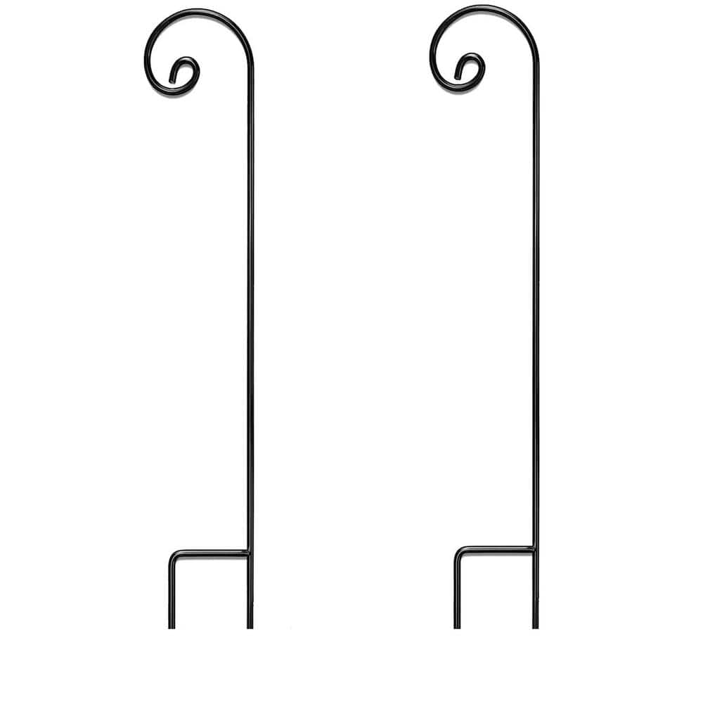 48 in. Steel Shepherds Hooks Curled (2-Pack) price history on PriceWatchPro