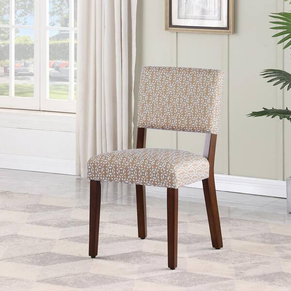 Yellow print online chair