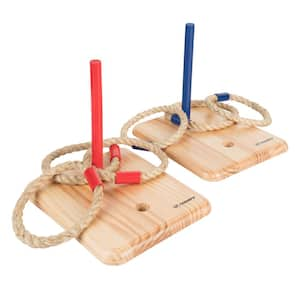 Evergreen Outdoor Wood Ring Toss Game Set