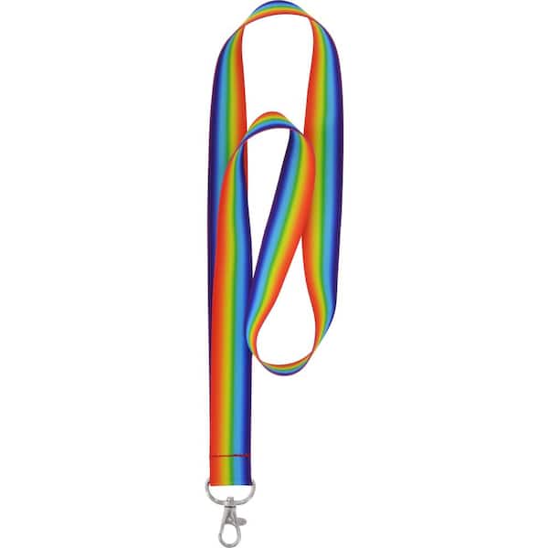 Standard Lanyard with Rainbow Design