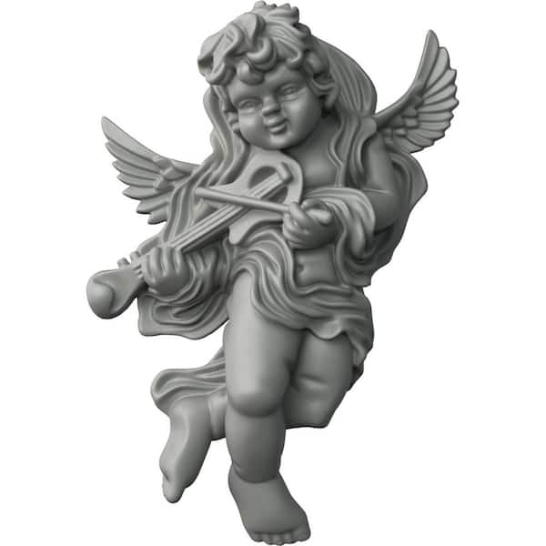Ekena Millwork 5-1/2 in. x 11-7/8 in. x 17-3/8 in. Polyurethane Classic Angel Left Onlay