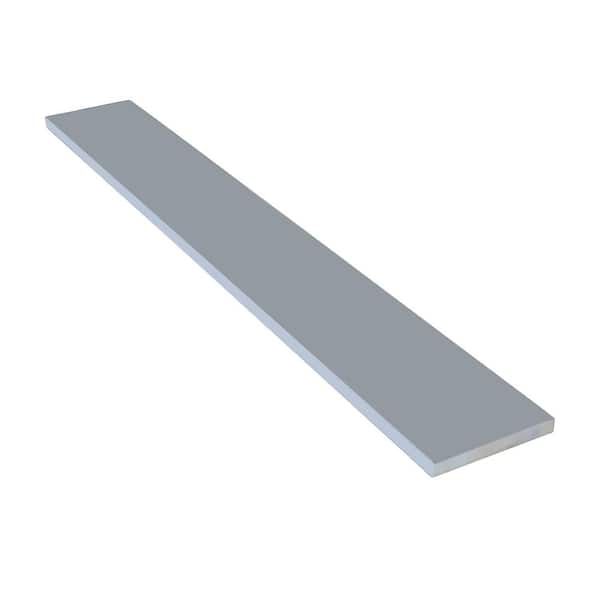 Unbranded Plywell 0.75 in. x 3 in. x 42 in. Shaker Wall Cabinet Filler in Gray