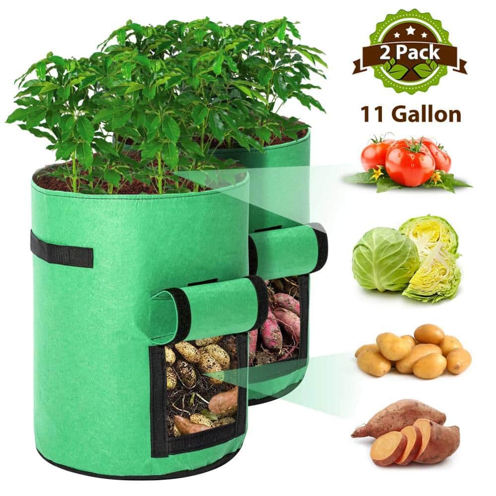 3/5/7/10 Gallon Planting Potato Grow Bags Waterproof Pe Garden Vegetable  Planter