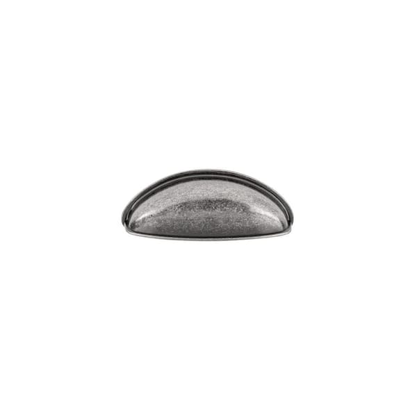Richelieu Hardware Monceau Collection 2 1/2 in. (64 mm) Pewter Traditional Cabinet Cup Pull