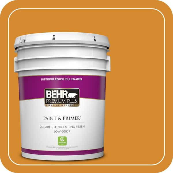 BEHR PREMIUM PLUS 5 gal. #S-H-300 Opulent Eggshell Enamel Low Odor Interior Paint & Primer