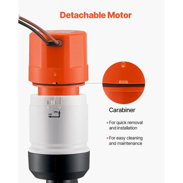 thumbnail image 2 of VEVOR 12V 800 GPH Livewell Pump For Boats - Dual Inlet Aerator/Baitwell Pump, Corrosion-Resistant For Saltwater 2 of 9