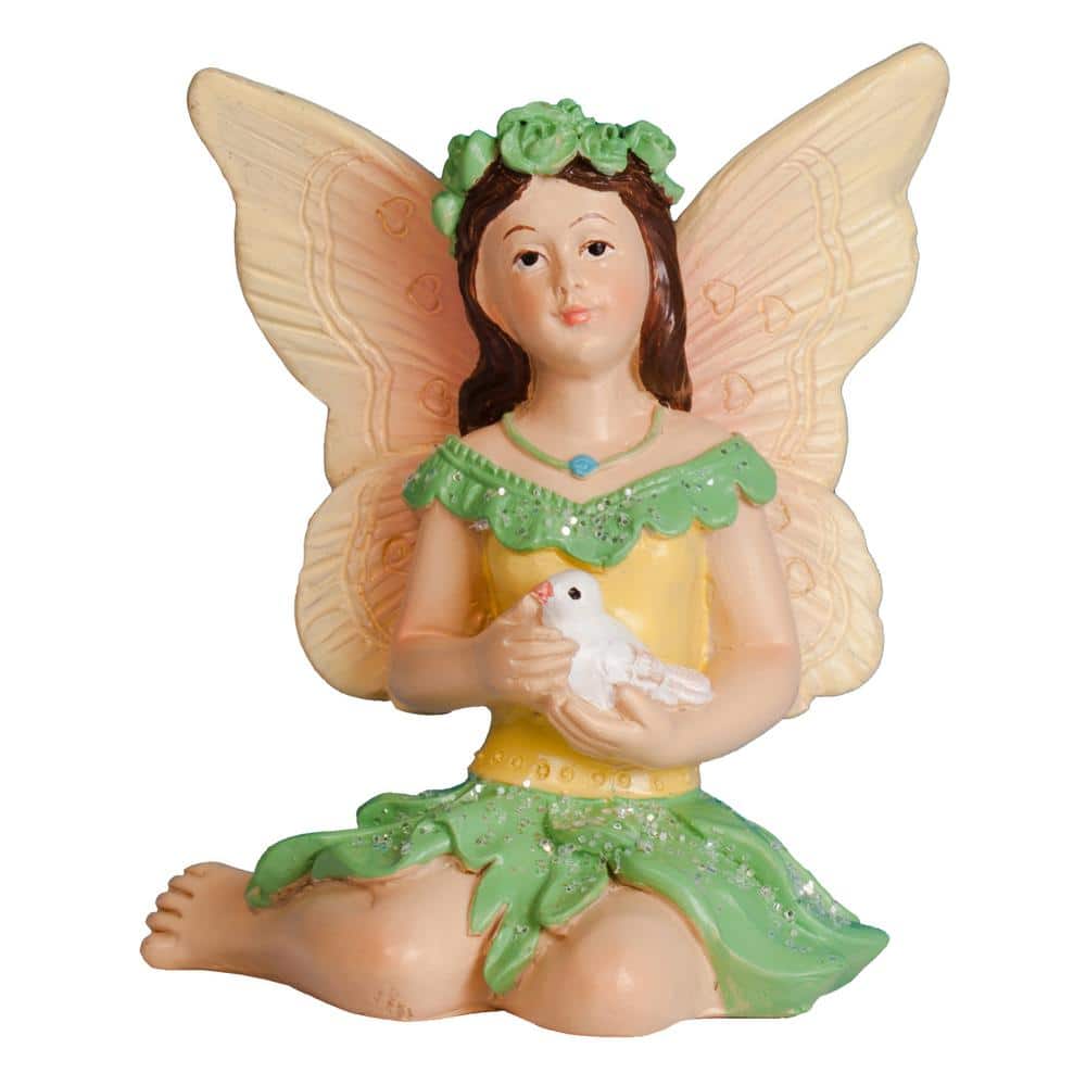 Enchanted Forest Polyresin Fairy Garden Kit with Accessories