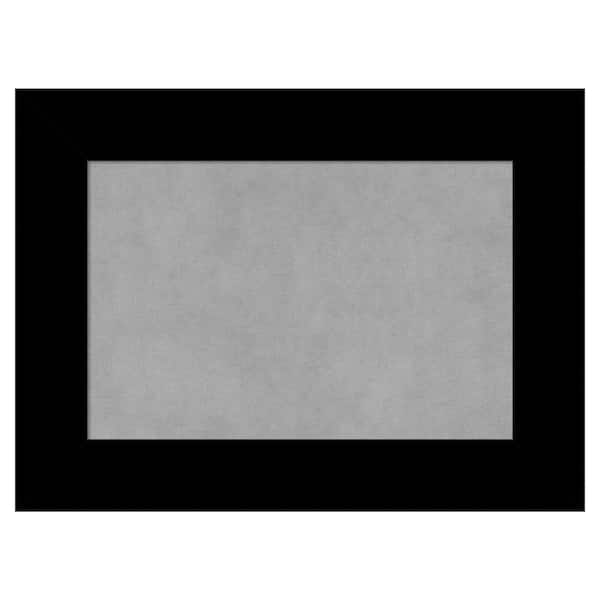Amanti Art Basic Black 23 in. x 17 in. Framed Magnetic Board
