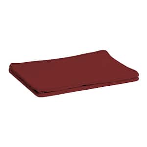 ProFoam 19 in. x 24 in. Outdoor Plush Deep Seat Back Cover in Classic Red