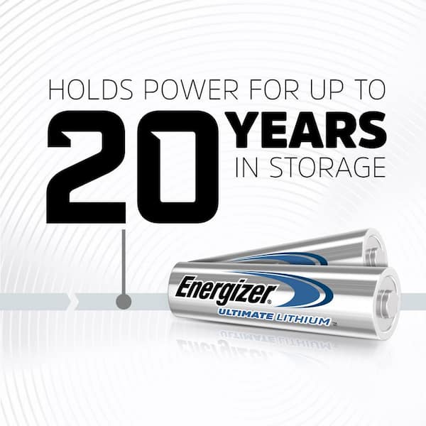 Ultimate Lithium AA Batteries (4-Pack), 1.5V Lithium Double A Batteries