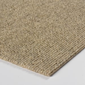 Contender - Chestnut - Brown Commercial/Residential 24 x 24 in. Peel and Stick Carpet Tile Square (60 sq. ft.)