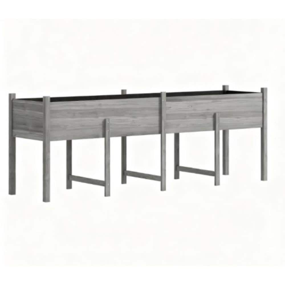 Large Wooden Raised Bed  Legs, Liner & Drain Holes – Patio/Balcony price history on PriceWatchPro