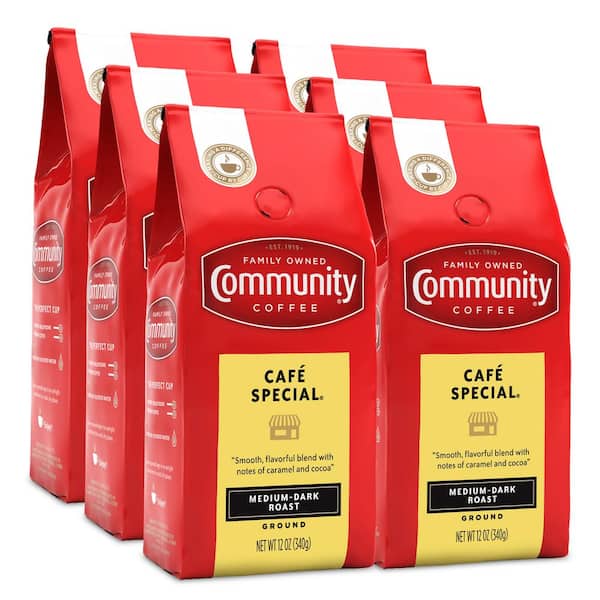 Community Coffee 12 oz. Cafe Special Medium-Dark Roast Premium Ground Coffee (6-Pack)