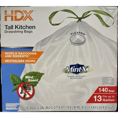 Hefty Ultra Strong 13 Gal. Citrus Twist Tall Kitchen Trash Bags (40-Count)  00E8849200AA - The Home Depot