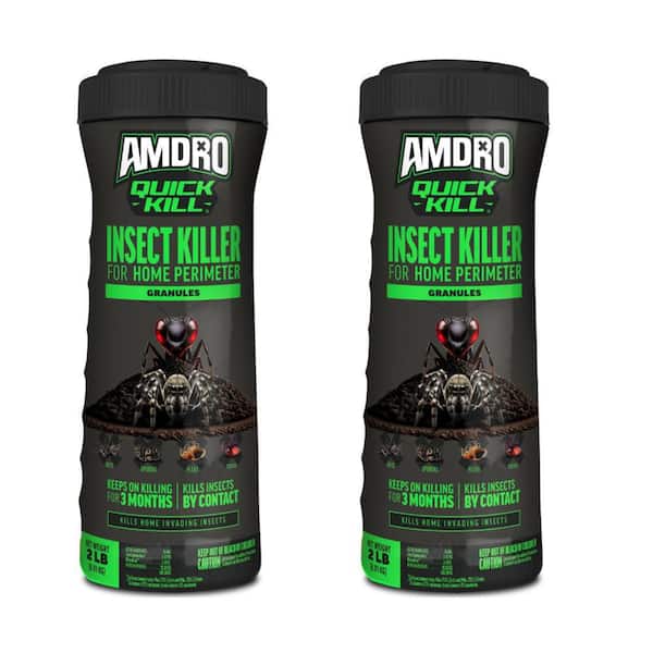 Quick Kill 2 lb. Outdoor Home Perimeter Multi-Insect Killer Granules with 3-Month Control 2 Pack