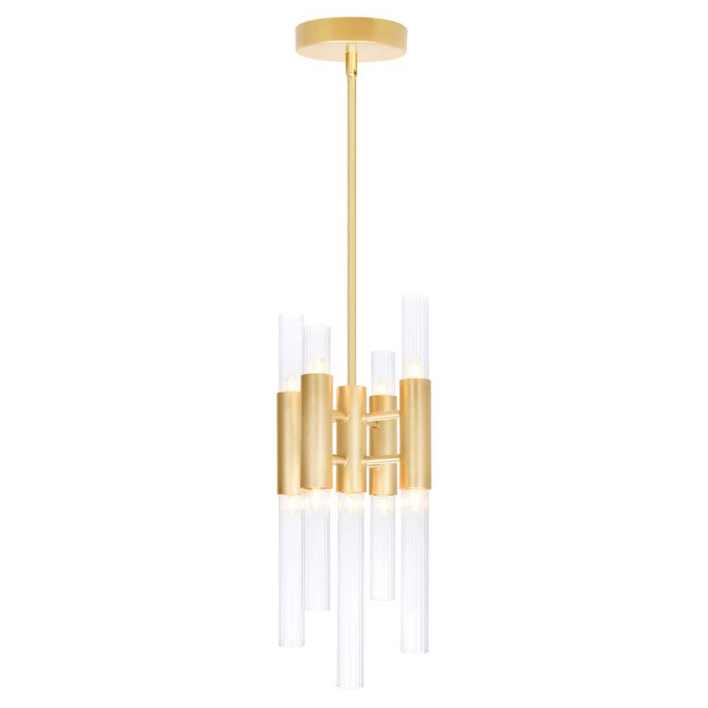 Mini Gold Glass LED Pendant Light