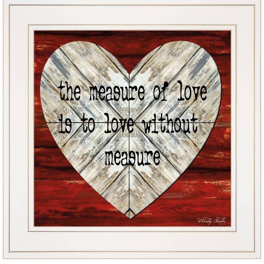 Charlie Measure of Love 1-Piece Framed Wall Art 15 in. x 15 in. price history on PriceWatchPro