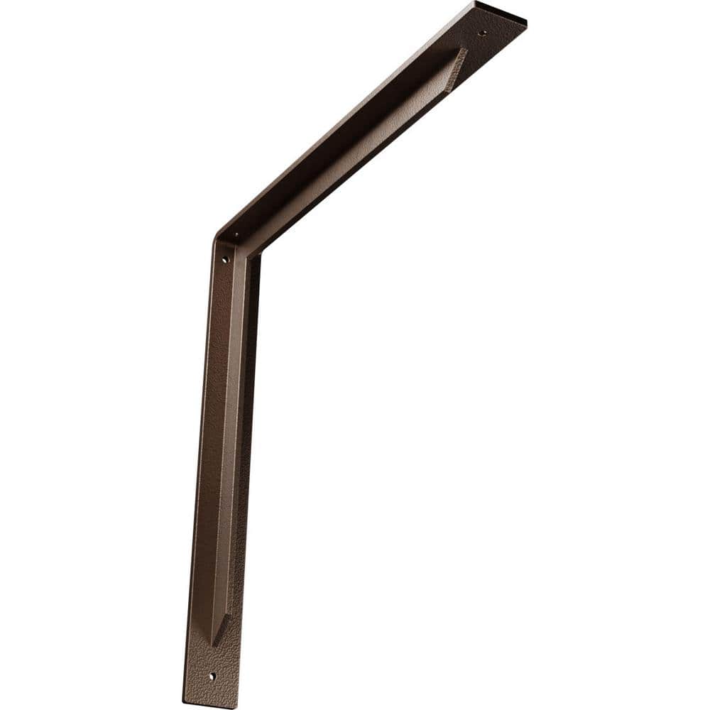 2 in. x 18 in. x 18 in. Steel Hammered Dark Bronze Stockport Bracket price history on PriceWatchPro