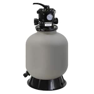 16 in. Swimming Pool Sand Filter System with 7-Way Valve for In-Ground Pools, 1.4 sq. ft. Filtration Area