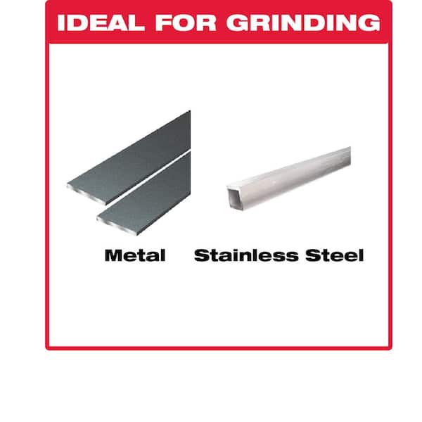 7 in. x 1/4 in. x 5/8 in. 11 Arbor Metal Grinding Disc with Type 27 Depressed Center Hub