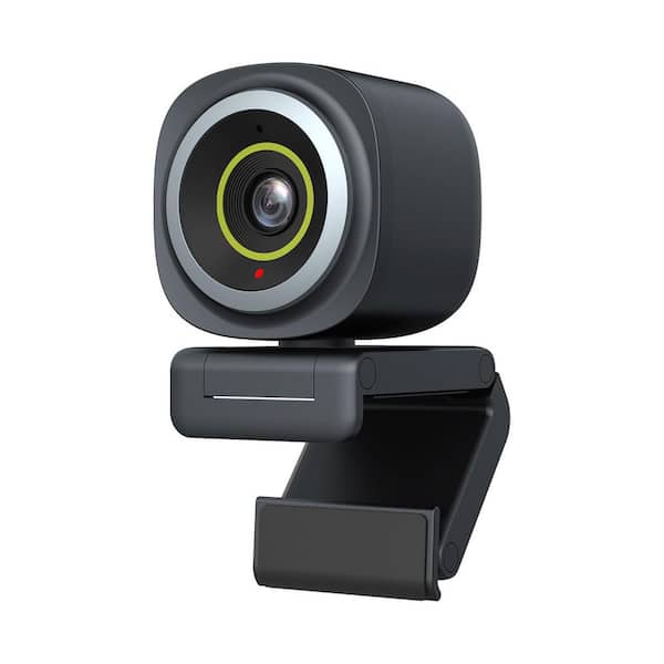 Vrbgify 4K HDR Webcam with 1080P 60FPS, Noise-Canceling Mic, Auto Focus, AI Framing, Adjustable 45°-95° FOV & Software Control