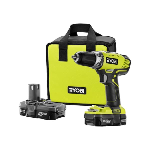 18-Volt Cordless 2-Speed 1/2 in. Compact Drill/Driver Kit with Bonus 2 AH (2PK) Batteries