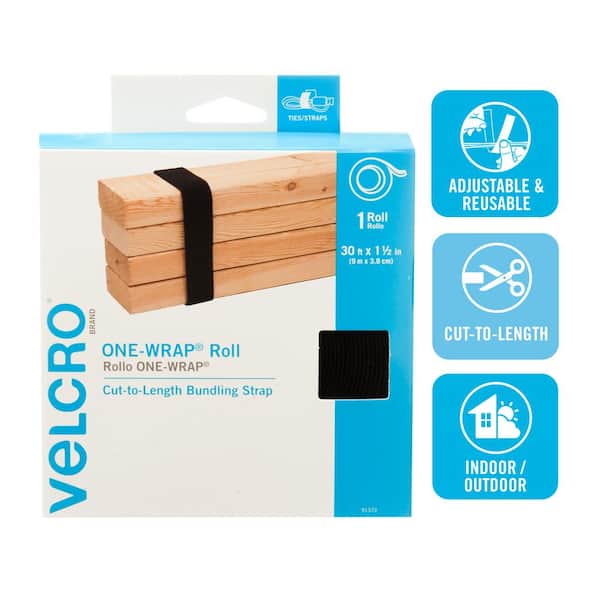 VELCRO Brand 30 ft. x 1-1/2 in. One-Wrap Strap