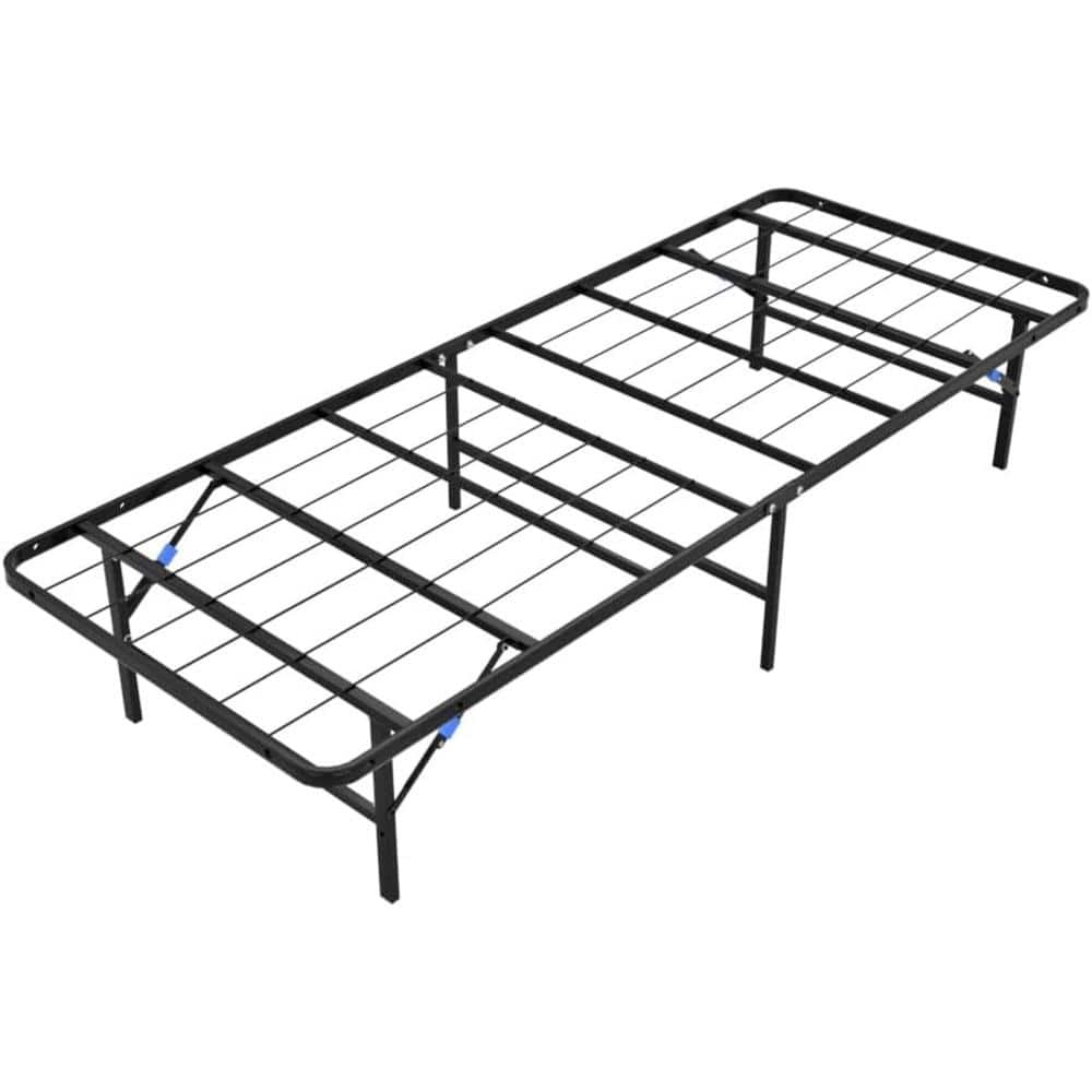 Black Steel Frame Full Foldable Platform Bed price history on PriceWatchPro