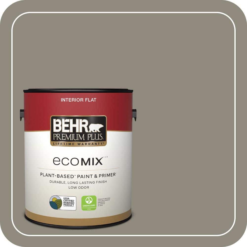1 gal. #790D-5 Squirrel Flat EcoMix Plant-Based Interior Paint & Primer price history on PriceWatchPro