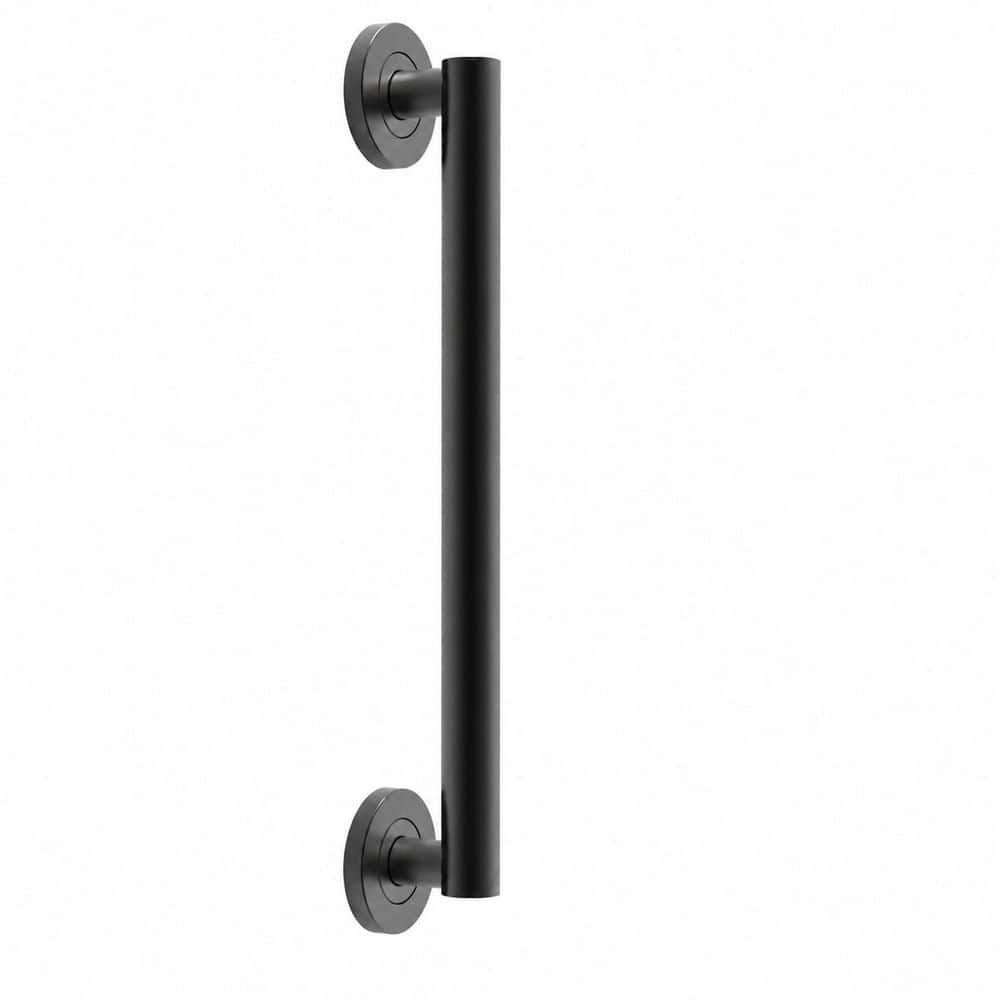 16 inch x 1-1/4 inch Concealed Screw ADA Compliant Grab Bar Bath Safety Matte Black 500lbs Weight Support price history on PriceWatchPro