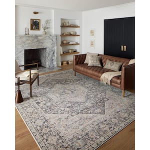 Monroe Charcoal/Multi 9 ft. 3 in. x 13 ft. Traditional Area Rug