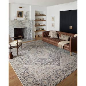 Monroe Charcoal/Multi 2 ft. 6 in. x 4 ft. Traditional Area Rug