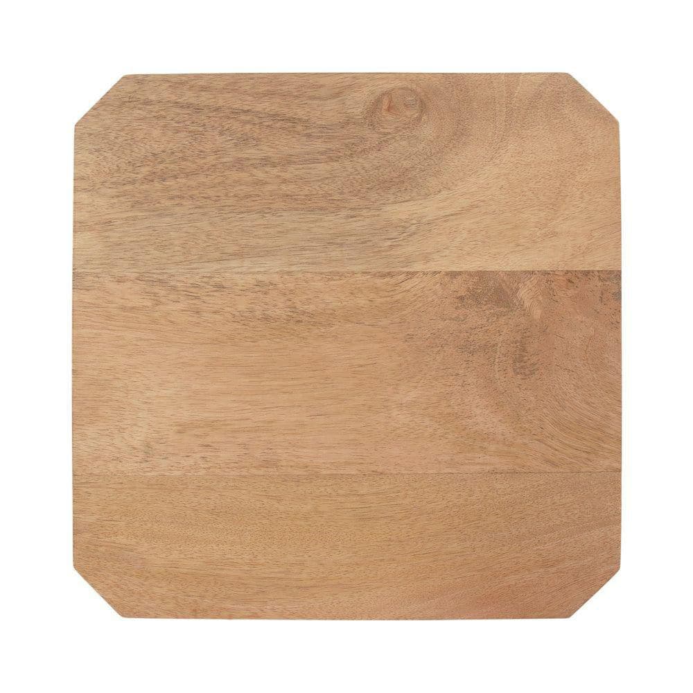 Talcott 12.00 in. Natural Square Solid Wood End Table - thumbnail 2