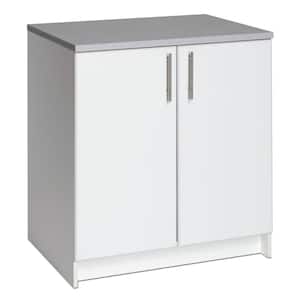 Wood Freestanding Garage Cabinet in White (32 in. W x 36 in. H x 24 in. D)