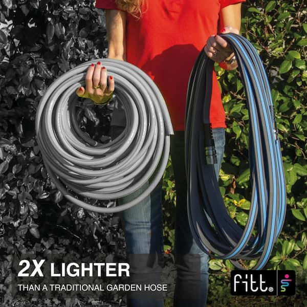 fitt 5/8 in. Dia. x 100 ft. Heavy-Duty Commercial Grade Water Hose FFP55800  - The Home Depot
