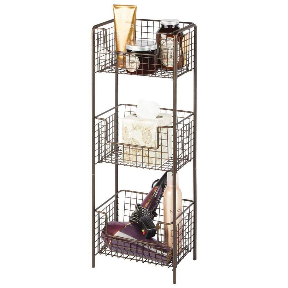 1pc Bathroom Storage Rack, Without Punching Bathroom Triangular Rack, Iron  Art Multi-functional Toiletries Organizer Rack, Home Organization And Stora