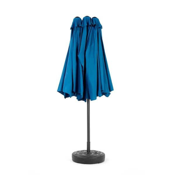 15 ft. Steel Double Sided Patio Umbrella, Rectangular Large