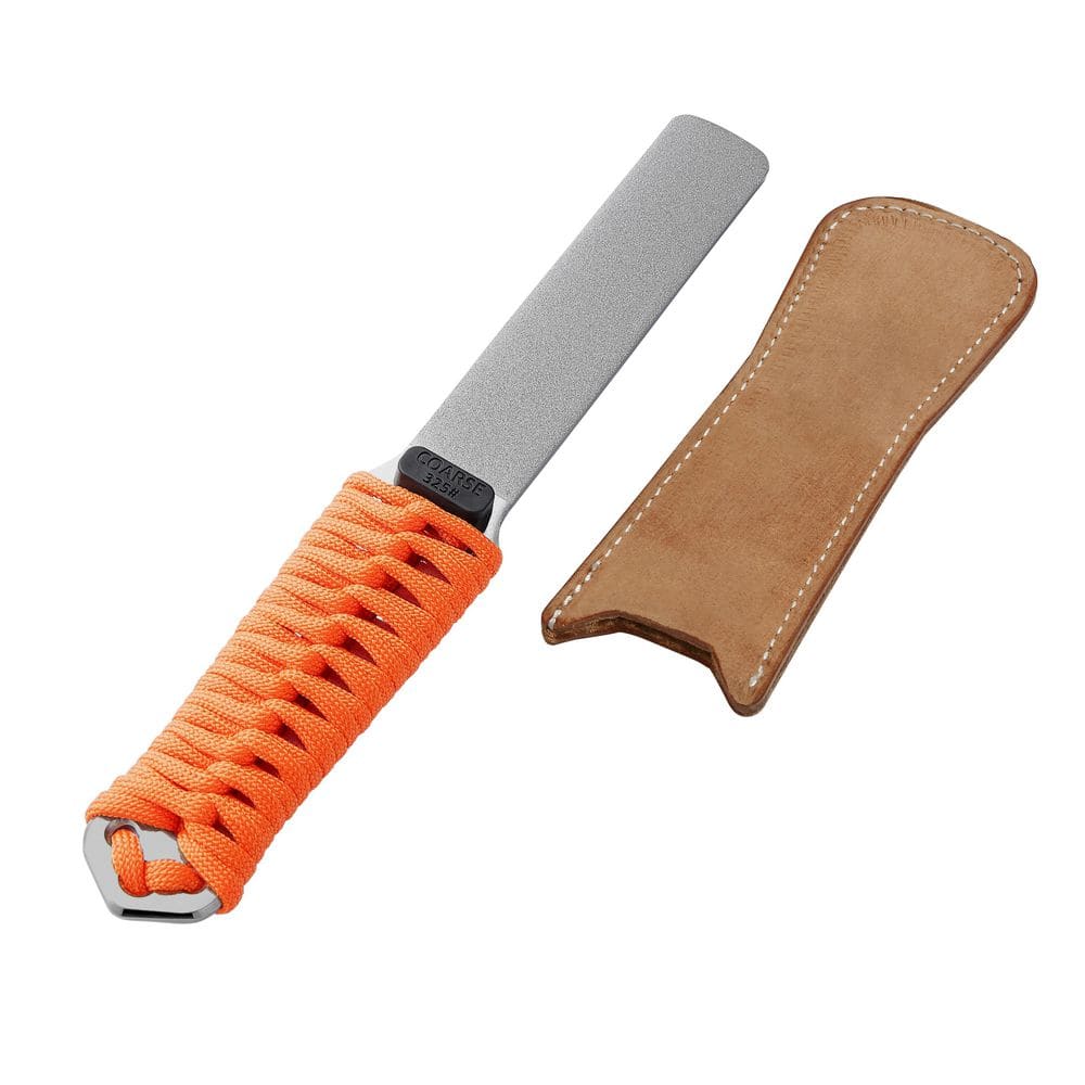 Knife Sharpener 4 in 1 Diamond Coated&Fine Rod Knife Shears and Scissors  Sharpening stone System Stainless Steel Blades