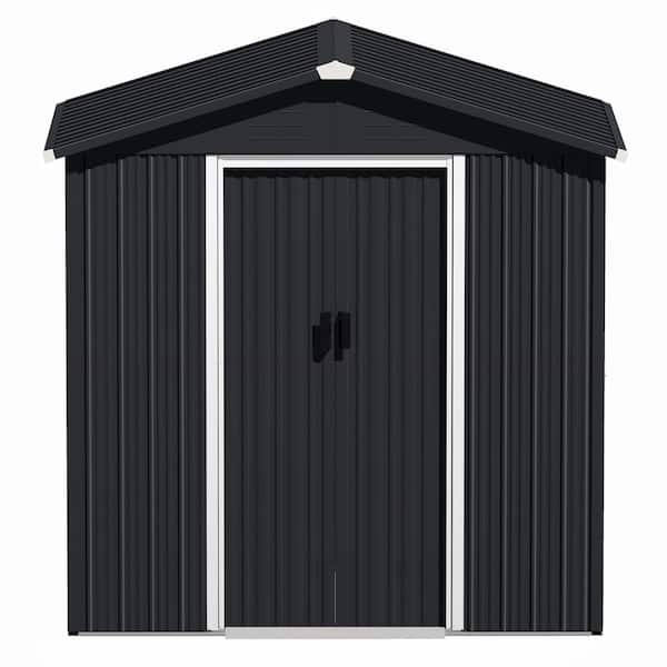 Nuu Garden 6 ft. x 4 ft. Metal Outdoor Backyard Garden Storage