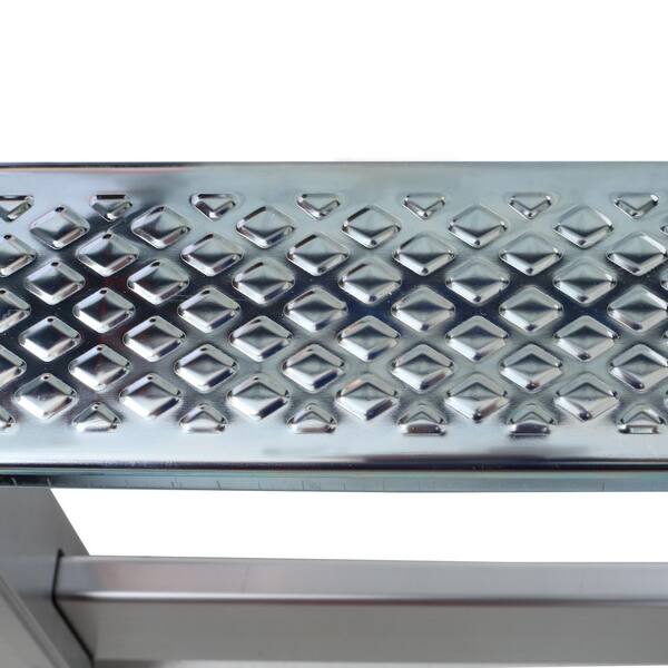 Miscool Avex 2-Step 1.5 ft. Reach Height Aluminium Step Stool with